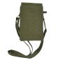 Preview: Handtasche Brusttasche Crossbag Handytasche olive edelweiß